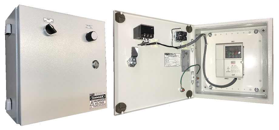 AC  VFD Inverter Control Panel from 115/230/460VAC, 1/4 HP to 100 HP